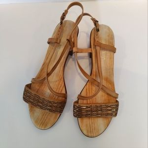 Roberto Venuti Milano Leather Strap Sandals